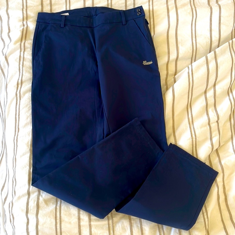 Girls Gucci Navy blue dress pants size 12